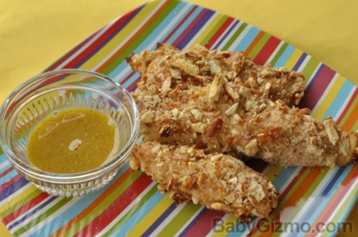 Bottom Of The Bag Recipe: Honey Mustard Pretzel Chicken Tenders (1) Bottom Of The Bag Recipe: Honey Mustard Pretzel Chicken Tenders (1)