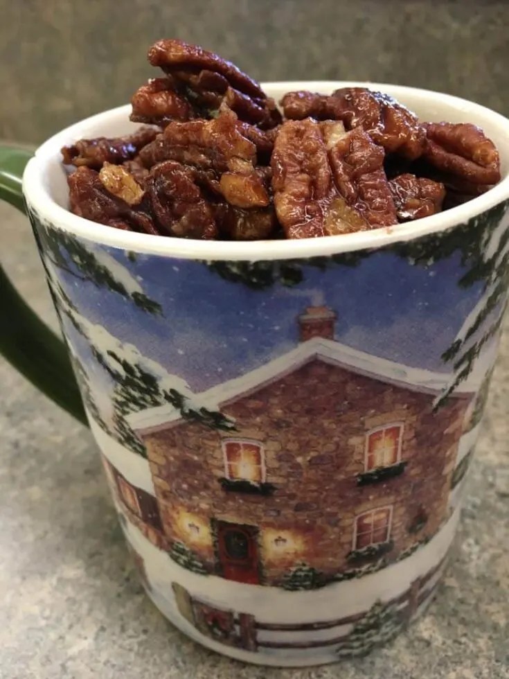 Easy Stovetop Candied Pecans Recipe (2)