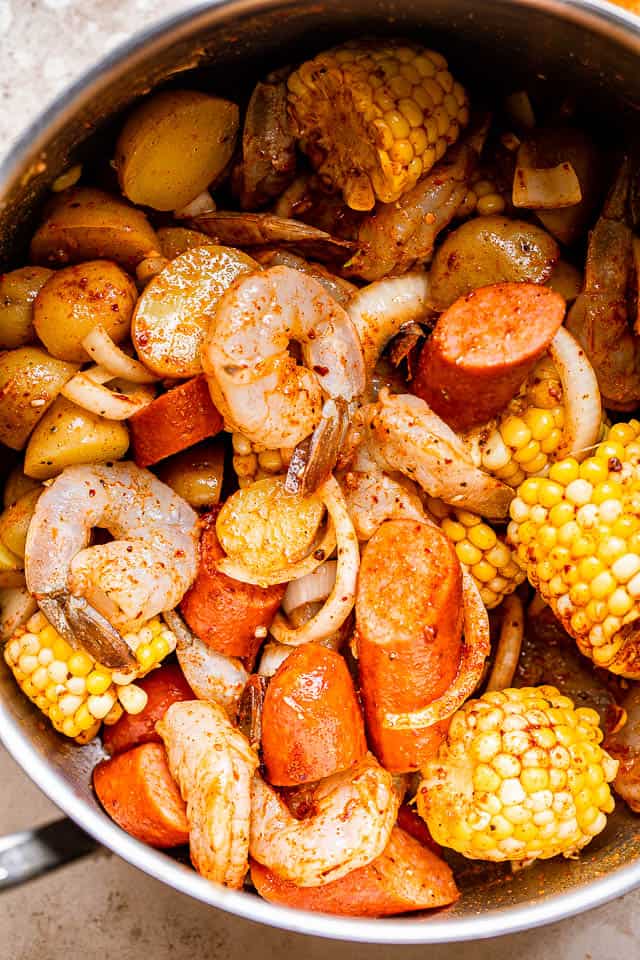 Grilled Shrimp Boil in Foil Packets - Easy Shrimp Recipe! (3)