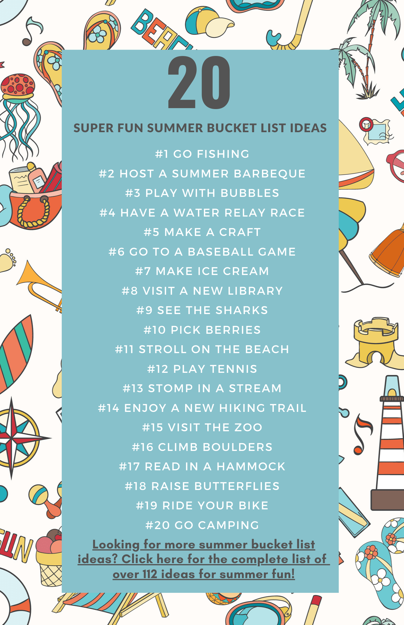 112 Super Fun Summer Bucket List Ideas for Kids - (5)