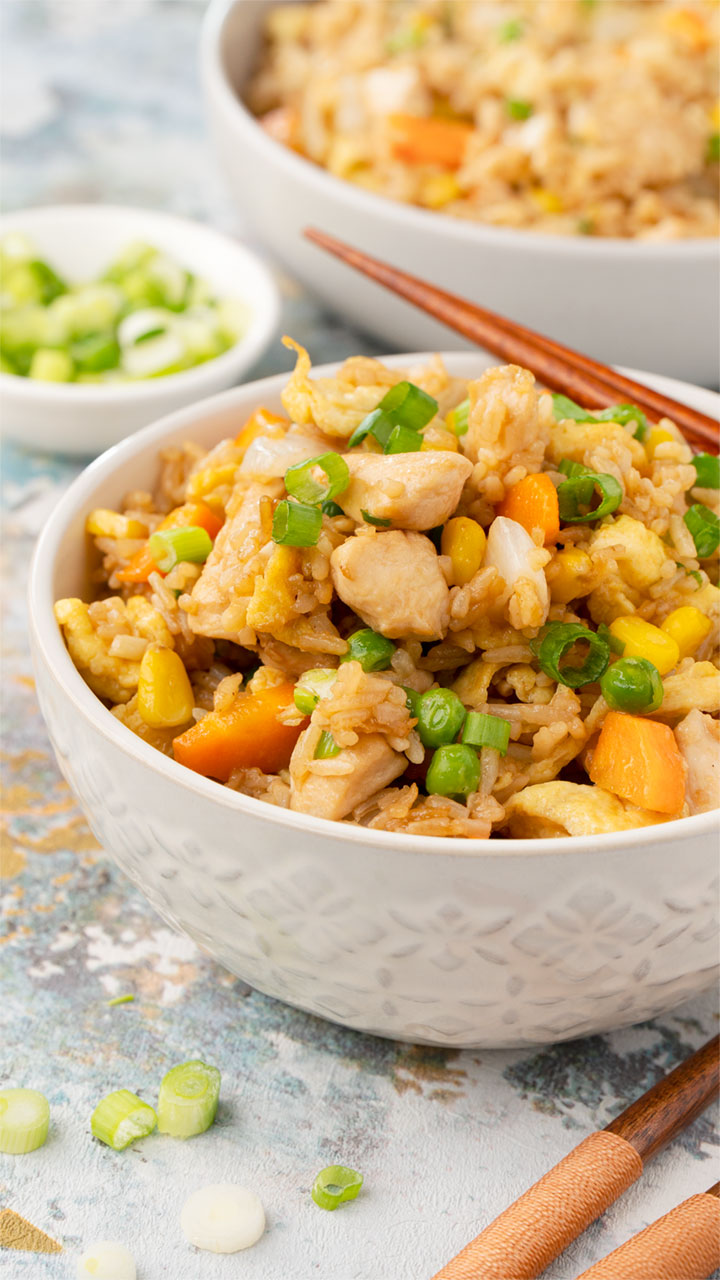 Chicken Fried rice - Khin's Kitchen | Quick & Easy Recipe (1)