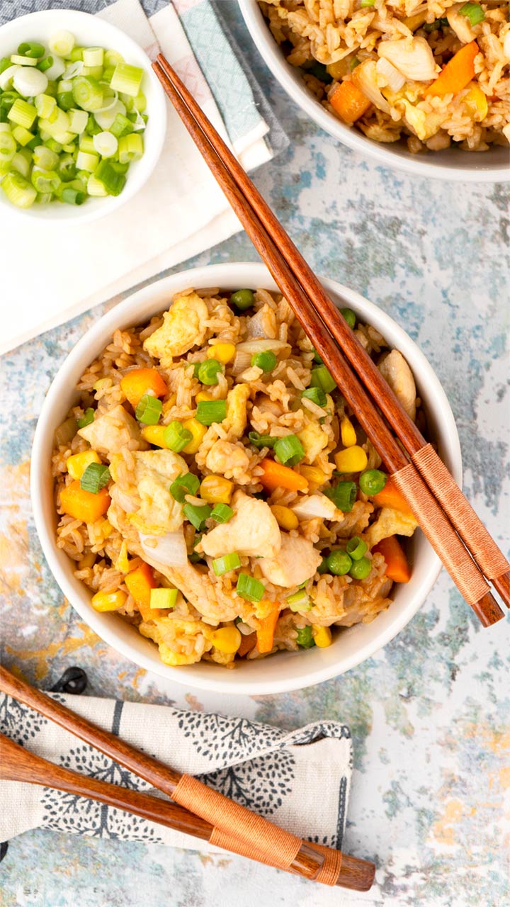 Chicken Fried rice - Khin's Kitchen | Quick & Easy Recipe (2)