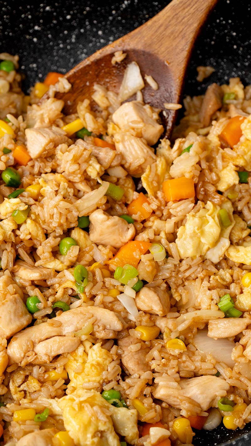 Chicken Fried rice - Khin's Kitchen | Quick & Easy Recipe (3)