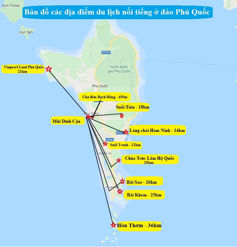 Bản đồ du lịch Phú Quốc Cẩm nang khám phá hòn đảo ngọc Bản đồ du lịch Phú Quốc Cẩm nang khám phá hòn đảo ngọc