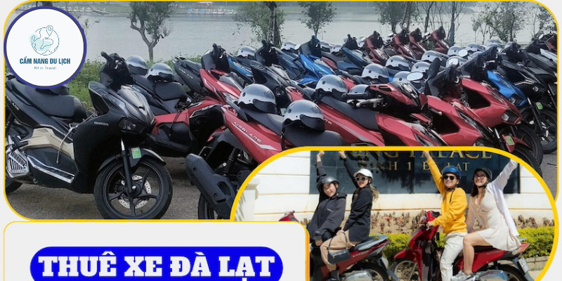 Top 8 địa chỉ cho thuê xe máy ở Đà Lạt giá rẻ và uy tín nhất